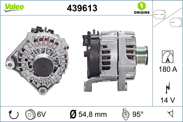 Bmw 1 Serisi 2006-2013 Arası 118 d 14V 180 A Alternatör Valeo Marka