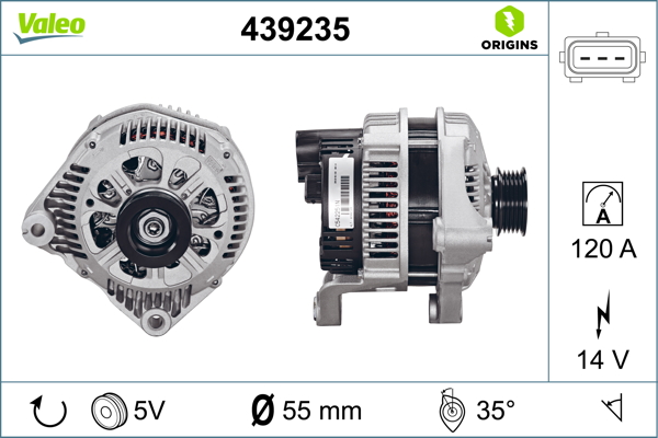 Bmw 7 Serisi 1994-2001 Arası 730 d 14V 120 A Alternatör Valeo Marka