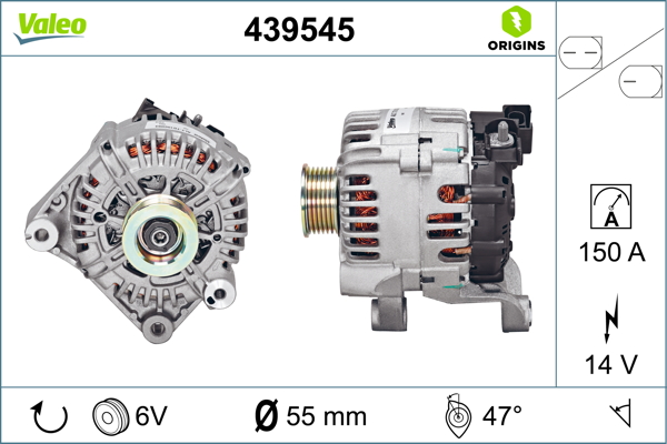 Bmw 7 Serisi 2001-2009 Arası 730 d 14V 150 A Alternatör Valeo Marka